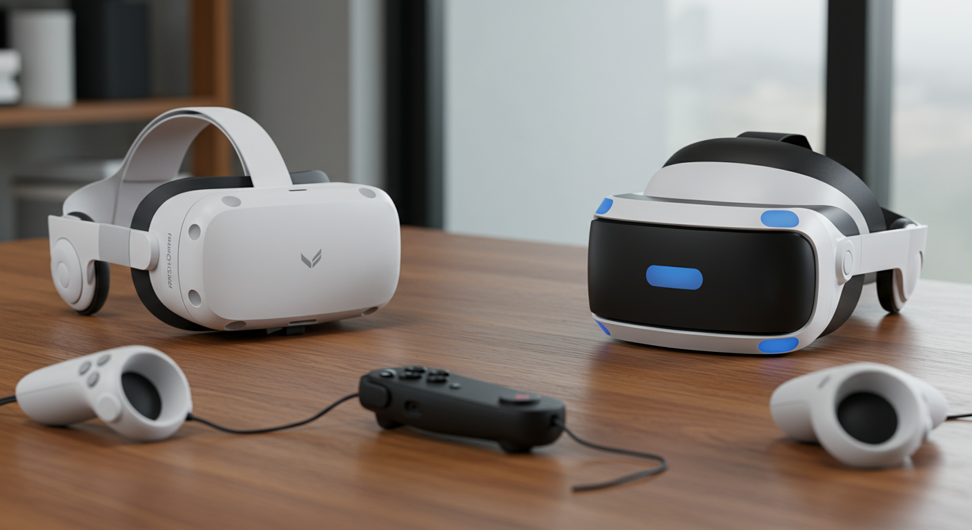 메타 퀘스트 3S와 플레이스테이션 VR2 비교